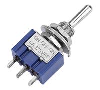 ZJchao Selector de Palanca de Encendido Mini Interruptor de Palanca 10 Piezas 3 Posiciones SPDT 3 Pines Diseño Compacto Duradero Adecuado para Control Industrial de Electrodomésticos Automáticos