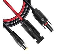 ZkeeShop Conector solar a CC 8 mm, DC7909 a cable solar, cable de panel solar, adaptador CC, cable de carga de 16 AWG, resistente al agua, compatible con Jackery Explorer 500 240 1000 Bluetti EB70