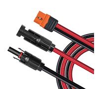 ZkeeShop Conector Solar a XT60i Adaptador XT60i-F Conector de Panel Solar 12AWG cable Impermeable para Generador Solar Generador Electrico Solar (7.62M)