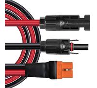 ZkeeShop Solar a XT60i 5M Cable 10AWG XT60I-F Solar Cable 6mm2 Extensión Cable Compatible para Ecoflow Portable Power Station (5M)