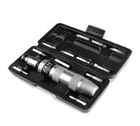 ZKH 13 piezas Destornilladores ImpactoI 1/2" I CR-V I Llave de impacto manual con juego de puntas planas, Phillips y hexagonales, para aflojar tornillos oxidados o pernos congelados