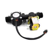 ZKLGS Medidor de caudal de Agua Válvula Solenoide Sensor De Flujo De Agua Máquina De Control De Agua Medidor De Flujo Sensor De Flujo De Agua Sensor De Flujo Hall G1/2 Diámetro De Tubería