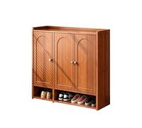 ZLLPIGLS Zapatero Entrada, Mueble Zapatero con Puerta Arqueada, Zapateros Grande de Base Abierta, Adecuado para Entradas y Pasillos(90x33x97cm)