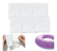 Zlokdraxy 6 Parches Piscina, 8,8x8,8cm, TPU Transparente, Impermeables | 6 parches 8,8x8,8cm, TPU transparente, impermeable, reparación bajo agua, para piscinas y juguetes inflables