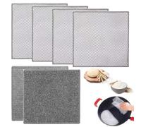 ZMaglorian Estropajos Estropajo Aluminio Cocina Paños de Cocina Acero Inoxidable Trapos Cobre Nanas Esponja INOX Bayetas Maya - Doble Capa 20x20 cm Antigrasa