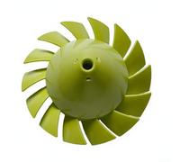 ZMdooreasy Piezas de repuesto para ventilador de soplador de 18 V, modelo 529437003004001, ventiladores de refrigeración verdes de PVC para equipos de alimentación al aire libre, aspiradora de