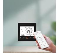 ZMdooreasy Termostato inteligente WiFi para calefacción eléctrica por suelo radiante, controlador de temperatura de 16 A con pantalla digital, compatible con ALEXA y Google Home, control remoto de