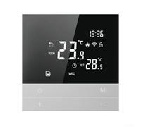 ZMdooreasy Termostato programable para Tuya Smart WiFi Pantalla táctil LCD Control de voz Caldera de calefacción de suelo Controlador de temperatura App Remote 16A UK (calefacción eléctrica)