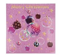 ZMILE Cosmetics '3D Christmas balls' Tradicional Calendario de Adviento de Belleza, cuadrado, Cosmética Vegana