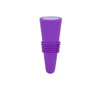 ZNTIHZ Juego de Tapas for Botellas Vino y Bebidas, Tapones selladores for champán a Prueba Fugas, tapón Protector Corcho Reutilizable, 10 Uds para Vino,Cerveza,Champán(Purple)