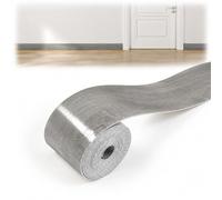 Zócalo blando autoadhesivo flexible, rodapiés, madera gris: 10 cm x 5 m | Zócalo suave, 10 cm de ancho, autoadhesivo, multi función, molduras decorativas para cocina, puertas, ventanas, baños
