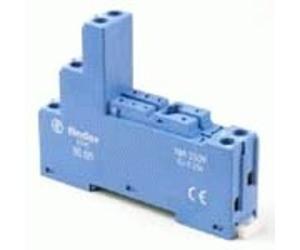 Zocalo rele finder carril din y panel para serie 40.51, 40.52, 40.61