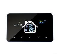 Zoegneer Controlador de temperatura inteligente con pantalla táctil LCD de 43 pulgadas, control de aplicación para TUYA para calefacción eléctrica o por suelo radiante de agua, soporta Fahrenheit con