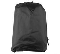 Zoegneer Funda impermeable para muebles de exterior, poliéster recubierto de plata 190T para sillas de jardín, sillas apilables y parrilla, protección contra la lluvia, nieve, heladas, rayos UV, negro