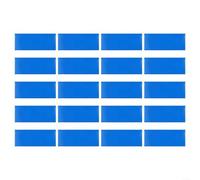 Zoegneer Parches de reparación de PVC para piscinas inflables, camas de aire, barcos y cojines, redondos de 7,5 cm y cuadrados de 25 x 10 cm, kit de reparación autoimpermeable para piscina al aire
