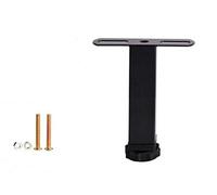 zoele Patas ajustables de metal para patas de cama, soporte de pies, resistente, fácil de instalar, marco central de cama (7.87 pulgadas de altura)