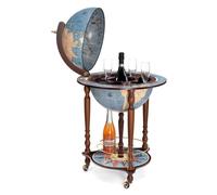 Zoffoli living Globo terráqueo de pie Da Vinci Blu Dust 40cm