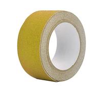 Zohisin Cinta adhesiva antideslizante de PVC transparente de 5 m x 5 cm para decoración de pisos de escaleras, adhesivo fuerte al aceite y a la abrasión para hoteles, hospitales y escuelas (Amarilla)
