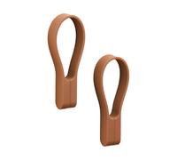 Zone Denmark 2 Tiras magnéticas para toalla Loop Terracotta