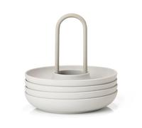 Zone Denmark 4 Hueveras con soporte Singles Warm Grey