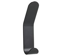 Zone Denmark A-Double Hook Gancho Doble De Pared Perchero Con Tornillos Invisibles 3,5 X 2,5 X 11 Cm Color Negro