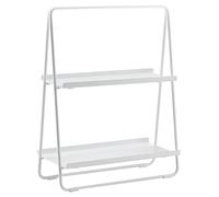 Zone Denmark A-Table - Estantería metálica pequeña (43 x 23 x 58 cm), Color Blanco