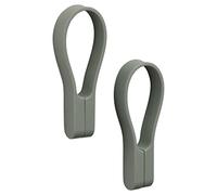 Zone Denmark Clips magnéticos para toallas, juego de 2 clips magnéticos para toallas de mano y paños de cocina, abrazaderas de toalla para cocina y baño, 9 cm, color verde oliva