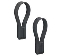 ZONE DENMARK Denmark Loop Magnet - Correa para Toalla (9 cm, 2 Unidades), Color Negro