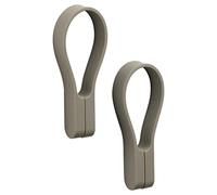 Zone Denmark Denmark Loop - Toallero magnético (9 cm, 2 unidades), color gris