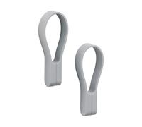 Zone Denmark Gancho magnético Loop 2-pack Gull grey