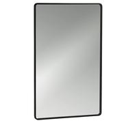 Zone Denmark Rim - Espejo de Pared (70 x 44 x 2,5 cm), Color Negro