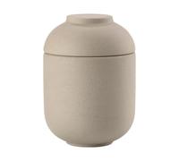 Zone Denmark Tarro con tapa Sensu Ø6.5x9 cm Taupe