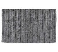 ZONE DENMARK Tiles - Alfombra de baño (algodón, 80 x 50 cm), Color Gris