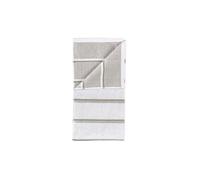 ZONE DENMARK Toalla de ducha SAUNA 70x140cm Blanco/Gris Suave/Eucalipto blanco