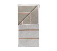 Zone Denmark Toalla Sauna Soft grey-eucalyptus-terracotta. 50x100 cm
