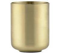 Zone Denmark Ume - Vaso para cepillo de dientes, soporte para cepillo de dientes, acero inoxidable, bonito y práctico, diámetro de 8,3 cm, altura 10,3 cm, latón (latón)