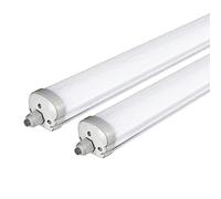 ZONE LED SET - Lámpara LED para ambientes húmedos, 120 cm, 36 W, 4320 lúmenes, blanco neutro 4000 K, IP65, lámpara LED de tubo, lámpara para sótano, lámpara para ambientes húmedos, lámpara de techo