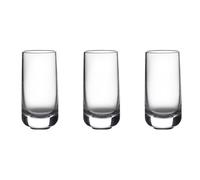 Zone Vaso de chupito ROCKS 50 ml, juego de 3 piezas, claro, vidrio, Zona Dinamarca
