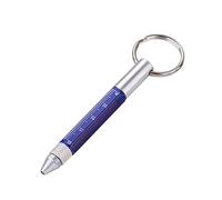 Zonfer Mini 6 En 1 Pluma De La Herramienta, Pequeño Capacitiva De La Aguja con Anillo Plumas, Regla, Lápiz Y Un Destornillador, Multi Función Pen Tool