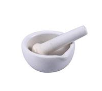 Zonster Mini Mortero Mortero Tazón Molino Trituradora para Ajo Especias Hierbas, Gadget Cocina