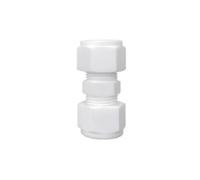 zorfar Unión de compresión de tubo OD de 2-45mm, 1/16-1 ", conector de instalación de tubería reductor igual recto de PTFE, 1 Uds.(OD 7xID 2.5mm)