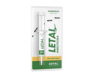 ZOTAL Gel Anti Hormigas - Insecticida en Jeringuilla 10g, Efecto Retardado para Eliminar Colonias y Nidos - Pack 1 Unidad
