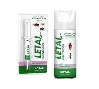 Zotal LETAL® Pack Insecticida Gel cucarachas+ Laca Plus insecticida Larga persistencia | Pack contra los Insectos en Formato Gel y Laca | Insecticida de acción rápida