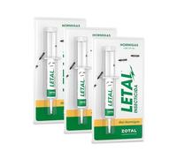 ZOTAL - Pack 3 Unidades - Gel Anti Hormigas - Insecticida en Jeringuilla Efecto Retardado para Eliminar Colonias y Nidos