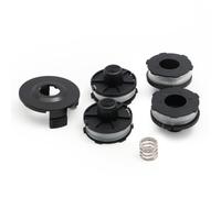 Zoyatech Bobinas de hilo para desbrozadora Makita con tapa y muelle | 4 cuerdas de nailon para desbrozadora serie UR, longitud 8,4 m, diámetro 1,6 mm, tamaño de la bobina 62,5 x 42 mm