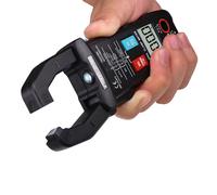 ZOYI-pinza amperimétrica Digital Bluetooth ZT5BQ, herramienta de medición de voltaje/corriente/capacitancia/Ohm, valores eficaces verdaderos, 6000 recuentos Negro