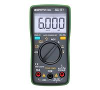 ZOYI ZT-102L Medidor LCR de rango automático, multímetro digital True-RMS, probador de inductancia de 6000 cuentas, mide capacitancia, resistencia, voltaje y corriente CA/CC, NCV, diodo, ciclo de
