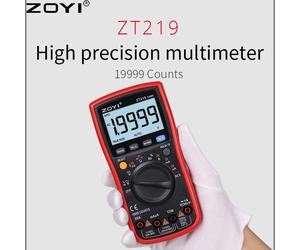 ZOYI ZT-15B 17B 219 multímetro de rango Digital automático DMM voltaje CA/CC probador de capacitancia de resistencia de corriente ZT-219
