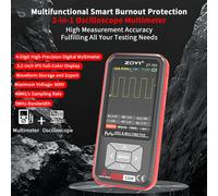 ZOYI ZT701S portátil 2 en 1 osciloscopio multímetro herramienta de prueba eléctrica multifuncional 5MHz 48MSa/s muestreo ZT701S