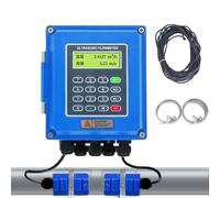ZPBLWT Caudalímetro Ultrasónico Portátil de Abrazadera Exterior, Rango de Temperatura -30℃~90 ℃, IP65, Salida 4-20mA para una Medición Precisa del Caudal